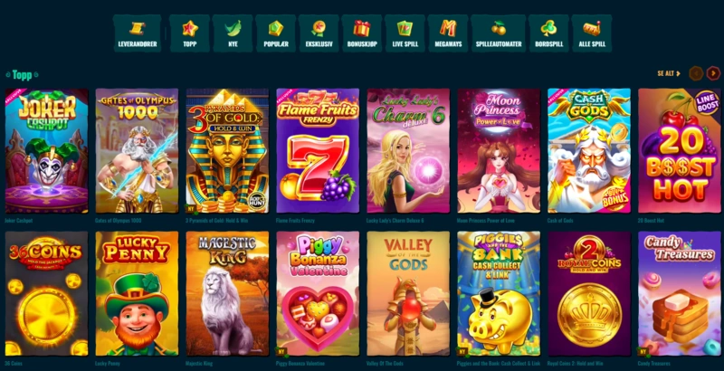 Spinanga Casino Games